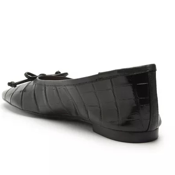 NEW SCHUTZ Arissa pointed ballet flats in black croc 9.5 US - Picture 4 of 13